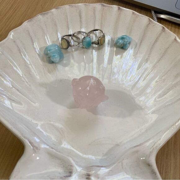 Pokémon jigglypuff rose quartz crystal carving 🎶 🎤 - Picture 2 of 5